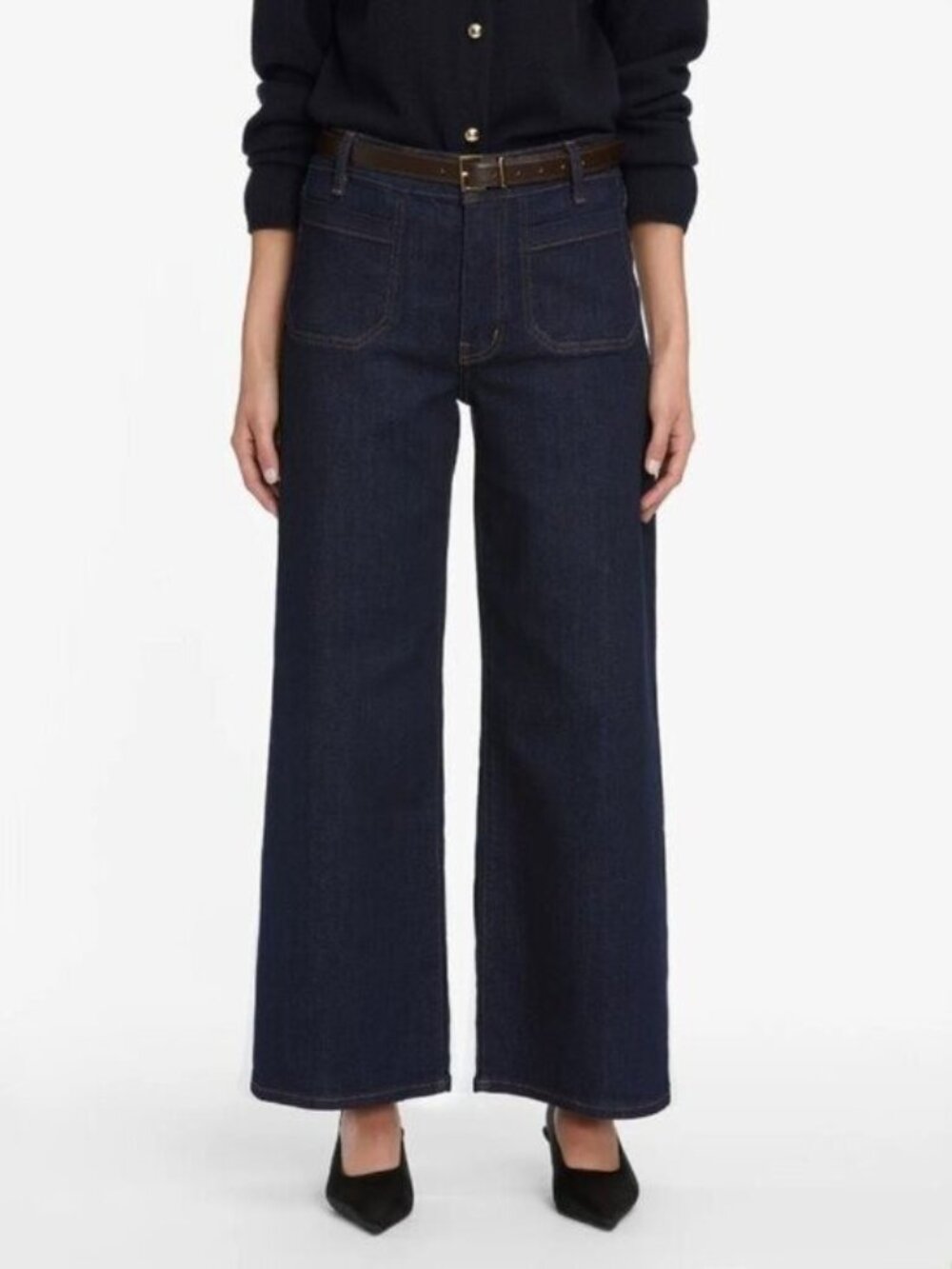 Frame Le Pixie Slim Palazzo Modern Pocket